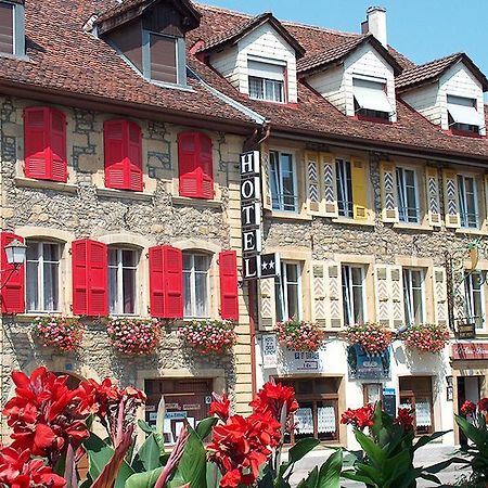 Hotel De La Croix-Blanche Cressier 외부 사진