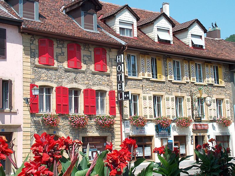 Hotel De La Croix-Blanche Cressier 외부 사진